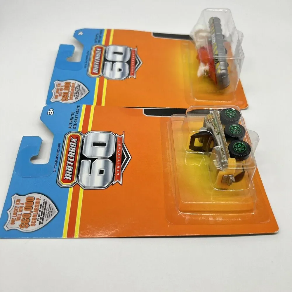 Matchbox 60th Anniversary Lot of 2 ATV 6x6 & HOVERCRAFT 1/64 DieCast 2013 NEW